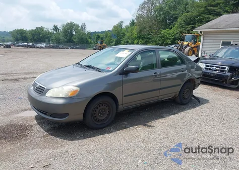 2005 Toyota Corolla Ce из США, поврежденный, VIN 2T1BR32E65C454677